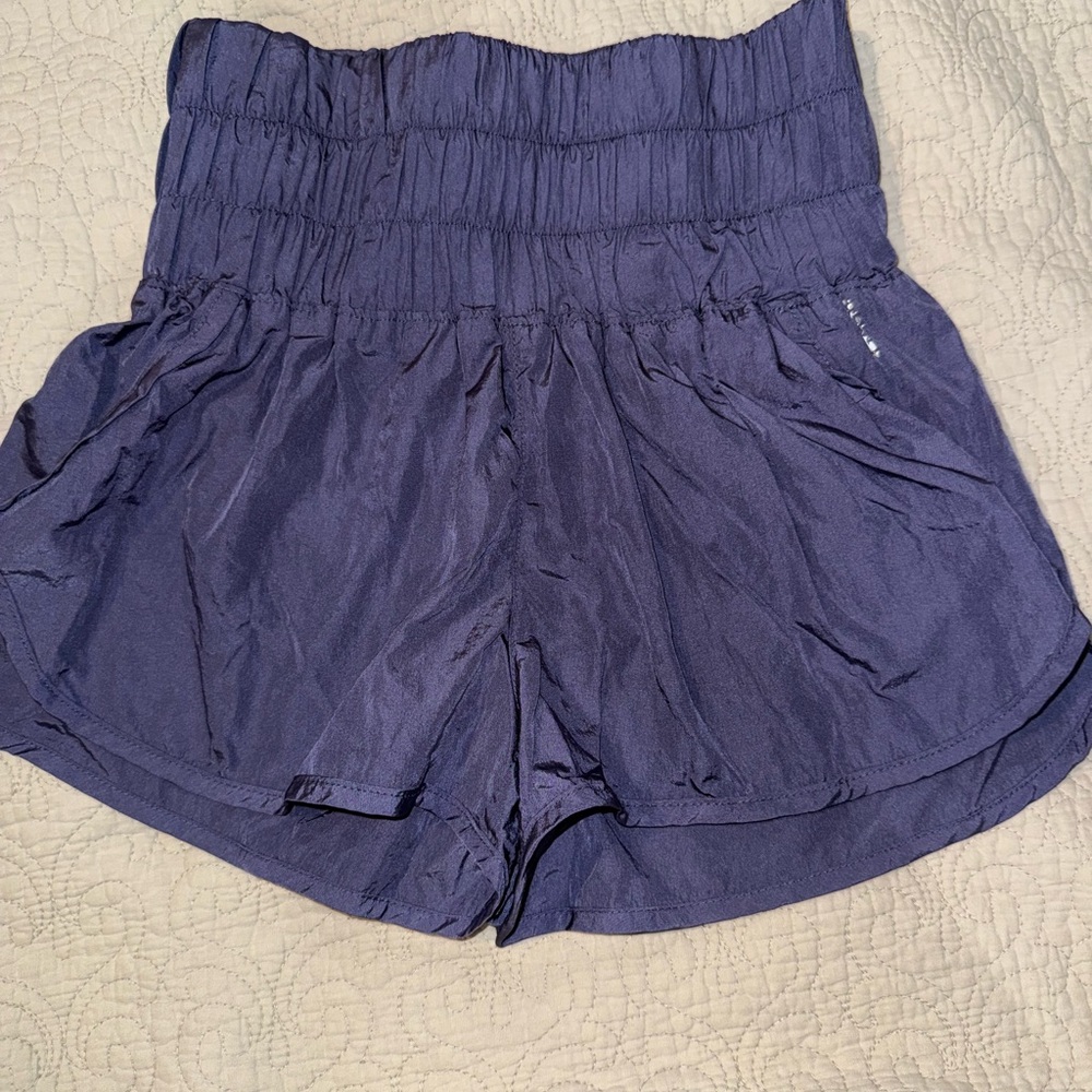 FP Movement by Free People darker purple metallic Athletic Shorts